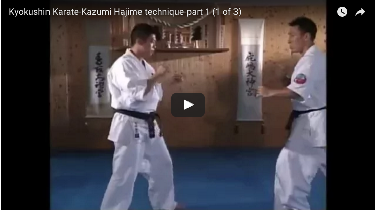 Kyokushin Karate – Kazumi Hajime Technique