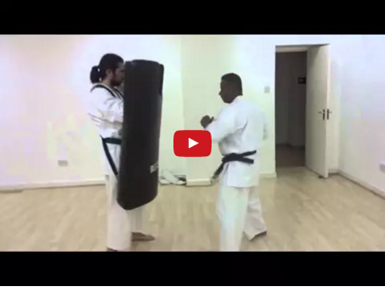 Shihan Prasanna Fernando Kyokushin fight conditioning on the BIG MITT