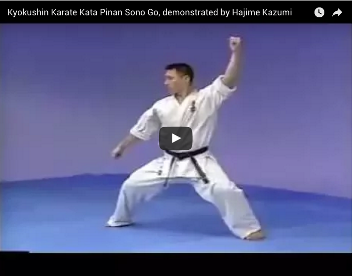 Pinan Sono Go, demonstrated by Hajime Kazumi